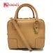  как новый LOEWE Loewe A039N10X032586amasona19 квадратное 2WAY сумка на плечо ручная сумочка бежевый женский [ б/у ]