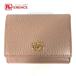  прекрасный товар GUCCI Gucci 474746 GGma-monto compact бумажник 3. складывать кошелек бежевый женский [ б/у ]