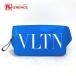 VALENTINO Valentino TY0B0719 VLTN Logo сумка "body" Cross сумка на плечо портфель сумка-пояс кожа голубой [ б/у ]