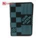 LOUIS VUITTON Louis Vuitton N60438 Damier Efini 3D бур nai The -duposhu футляр для визитных карточек чехол для пропуска Damier Efini кожа 
