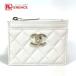 CHANEL Chanel AP3139 matelasse ячейка для монет кошелек для мелочи . кошелек футляр для визитных карточек чехол для пропуска футляр для карточек черная икра s gold [ б/у ] не использовался 