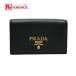 PRADA Prada Logo футляр для визитных карточек футляр для карточек safia-no кожа черный женский [ б/у ] прекрасный товар 
