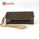 LOUIS VUITTON Louis Vuitton M51852 небольшая сумочка twin GM 2WAY клатч монограмма сумка на плечо Brown унисекс [ б/у ]