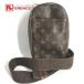 LOUIS VUITTON Louis Vuitton M51870 небольшая сумочка * gun ju сумка на плечо Cross монограмма сумка "body" Brown [ б/у ]