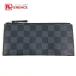 LOUIS VUITTON Louis Vuitton N63084porutofoiyu long mote. Rav ru футляр для карточек только ячейка для монет Damier gla Fit [ б/у ]