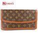 LOUIS VUITTON Louis Vuitton M51810 небольшая сумочка dam GM задний портфель сумка ручная сумочка монограмма клатч Brown [ б/у ]