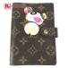 LOUIS VUITTON Louis Vuitton R20011 Agenda PM органайзер монограмма Panda Мураками . обложка для записной книжки Brown унисекс [ б/у ]