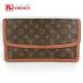 LOUIS VUITTON Louis Vuitton M51810 небольшая сумочка dam GM сумка ручная сумочка монограмма клатч Brown унисекс [ б/у ]