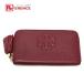 Tory Burch Tory Burch двойной T Logo бахрома раунд длинный кошелек wine red мужской [ б/у ]