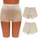  fitness inner shorts swimsuit lady's swimming shorts box shorts boys length girdle specification beige M L LL