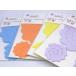 JUYA floral ki ring paper (1 pack 30 sheets ) 3 size ( each 10 sheets entering ) all 10 color flower shape rose 