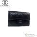  Chanel (CHANEL) caviar s gold matelasse card-case card-case AP0214 black ( new goods )