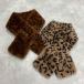  пелерина женский Leopard искусственный мех осень-зима 