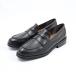 apompe колено Loafer 30 черный кожа обувь женский кожа монета формальный . глубокий .. трудно низкая упругость APOM 133