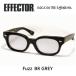 EFFECTOR эффектор очки солнцезащитные очки fuzz Fuzz BK черный серый 