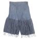  прекрасный товар 09aw ISSEY MIYAKE MEN Issey Miyake men .. шелк . плиссировать палантин muffler шаль ME93AD009 темно-синий мужской б/у одежда б/у 
