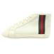  прекрасный товар GUCCI Gucci First обувь спортивные туфли обувь Sherry линия 183505 размер 19 примерно 11cm белый белый Kids б/у одежда б/у 