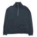  прекрасный товар KANEMASA PHIL.kanemasa Phil 36G SUPER FINE GAUGE HALF ZIP PULLOVER половина Zip жакет черный L мужской б/у одежда б/у 