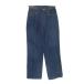  прекрасный товар HARDY AMIES Hardy Amies джинсы Denim брюки низ Logo вышивка нашивка размер 73 индиго b люмен z б/у одежда б/у 