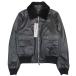  не использовался DIOR HOMME Dior * Homme B-3sia кольцо кожаный жакет блузон Shearling Leather Jacket 50 чёрный черный мужской б/у одежда б/у 