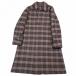  хорошая вещь UNITED ARROWS United Arrows UASB W/FACE O/CHK BAL bar цвет пальто on пятно проверка длинный внешний S светло-коричневый тон мужской б/у одежда б/у 