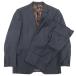 Paul Smith paul (pole) * Smith REDA SUPER 110's костюм выставить Union Jack подкладка жакет слаксы L серый темно-синий мужской б/у одежда б/у 