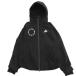  прекрасный товар adidas Adidas bon dead 3 слой флис полный Zip с капюшоном . грузовик верх жакет блузон Parker M чёрный черный мужской б/у одежда б/у 
