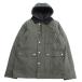  прекрасный товар LACOSTE Lacoste 3WAY охота пальто жакет блузон внешний средний хлопчатник BH019J размер 48 зеленый × черный мужской б/у одежда б/у 