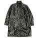VERSACE SPORT Versace спорт 80's 90's искусственная кожа пальто жакет блузон Vintage 52 чёрный черный мужской б/у одежда б/у 