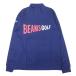  как новый BEAMS GOLF Beams Golf mok шея рубашка футболка cut and sewn tops Logo длинный рукав Golf одежда M темно-синий темно-синий мужской б/у одежда б/у 