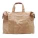  хорошая вещь LANCEL Lancel сумка "Boston bag" путешествие портфель большая сумка Logo большая вместимость место хранения возможно сумка портфель желтый чай Brown мужской б/у одежда б/у 