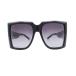  хорошая вещь KAREN WALKER Curren War машина Optimist большой рама солнцезащитные очки I одежда квадратное type очки чёрный черный женский б/у одежда б/у 