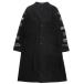  прекрасный товар Yohji Yamamoto POUR HOMME Yohji Yamamoto бассейн Homme × READYMADEretimeido17ss длинный жакет пальто 2 черный мужской б/у одежда б/у 