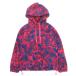  не использовался BURBERRY Burberry 23aw Daniel Lee период боа флис f- глубокий ru over Parker rose узор XXS красный темно-синий мужской б/у одежда б/у 