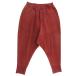  прекрасный товар ISSEY MIYAKE MEN Issey Miyake men 19AW шерсть шаровары низ полоса окантовка мясо толщина размер 1 красный orange мужской б/у одежда б/у 