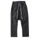  прекрасный товар Rick Owens Rick Owens 20AW draw -тактный кольцо обезьяна L легкий конические брюки размер 46 чёрный черный мужской б/у одежда б/у 