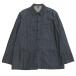  хорошая вещь Y's for men wise for men 02ss коричневый ina Denim рубашка жакет красный этикетка Vintage Yohji Yamamoto 3 индиго мужской б/у одежда б/у 