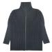  не использовался HOMME PLISSE ISSEY MIYAKE Homme plise Issey Miyake 24ss ZIP UP JACKET плиссировать Zip выше жакет блузон 2 чёрный мужской б/у одежда б/у 