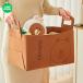 LINE FRIENDS место хранения box фетр складной примерно 20L Brown крышка нет игрушка место хранения одежда место хранения корзина для белья держать рука имеется 