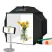 PULUZ фотосъемка box 16/40cm портативный складной Studio soft box фотосъемка комплект, высота CRI480 LED свет &4 цвет фон простой старт ji