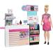  Barbie (Barbie).... игра Barbie кофе магазин надеты . изменение кукла кукла, аксессуары комплект 3 лет ~ GMW03