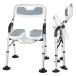  ванна стул уход для складной уход ванна стул U type паз сиденье выдерживаемая нагрузка 150kg душ стул складной высота 4 -ступенчатый настройка душ стул -..