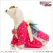  dog. kimono rental medium sized dog girl kmr-007 pet costume long-sleeved kimono dog both ways free shipping high class cloth lovely wedding The Seven-Five-Three Festival photographing .[ pink fine clothes fine clothes star .... obi ]