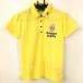  Kappa рубашка-поло с коротким рукавом желтый × темный темно-синий яблоко принт женский M Golf одежда Kappa( прекрасный товар )|SALE цена 
