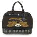M*U SPORTS MU спорт 2 ступенчатый сумка "Boston bag" Brown × чёрный обувь место хранения собака Golf 