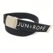 JUN&ROPE Jun and Rope ga коричневый ремень чёрный серебряный пряжка женский Golf одежда 