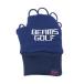 [ прекрасный товар ]BEAMS GOLF Beams Golf рука утеплитель перчатки темно-синий × белый правый рука обратная сторона ворсистый Golf 