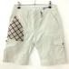 zo-i shorts gray × salmon pink one part tartan check pattern lady's 38(M) Golf wear ZOY|40%OFF price 