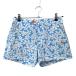  Le Coq шорты голубой × белый цветочный принт футбол ткань женский 7 Golf одежда le coq sportif|SALE цена 