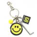 [ прекрасный товар ] Pearly Gates брелок для ключа желтый × чёрный Nico Chan Smile kalabina имеется Golf PEARLY GATES